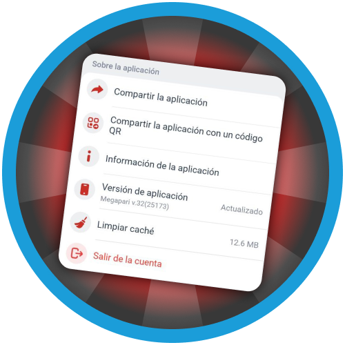 Gestiona tu cuenta y optimiza el rendimiento de la aplicación Megapari fácilmente.