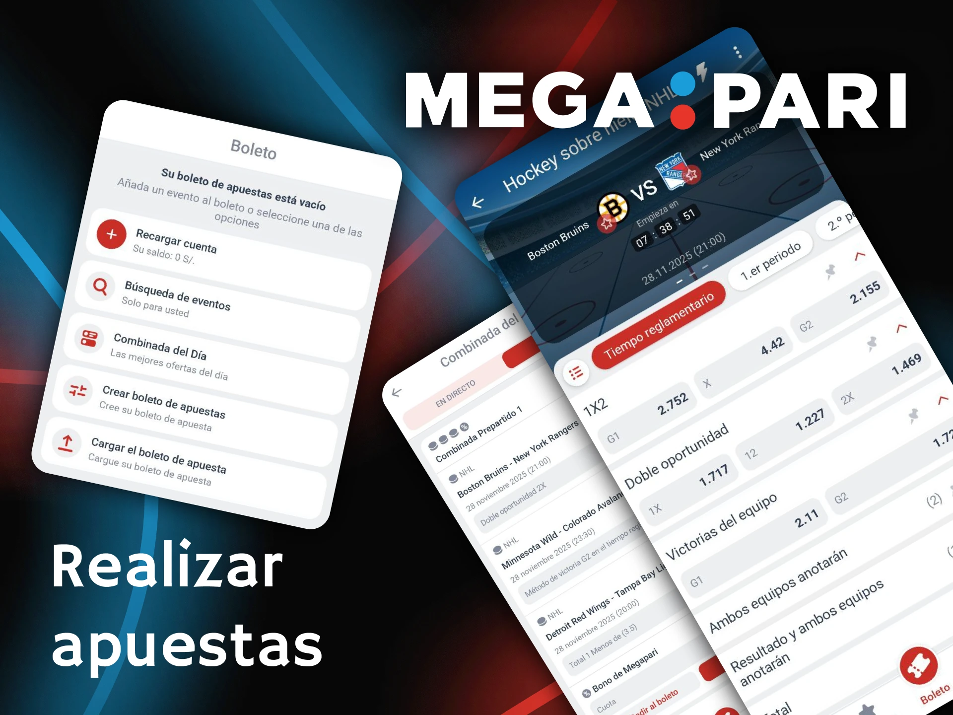 Prepara tu boleto digital y realiza tus apuestas ganadoras en la plataforma Megapari.