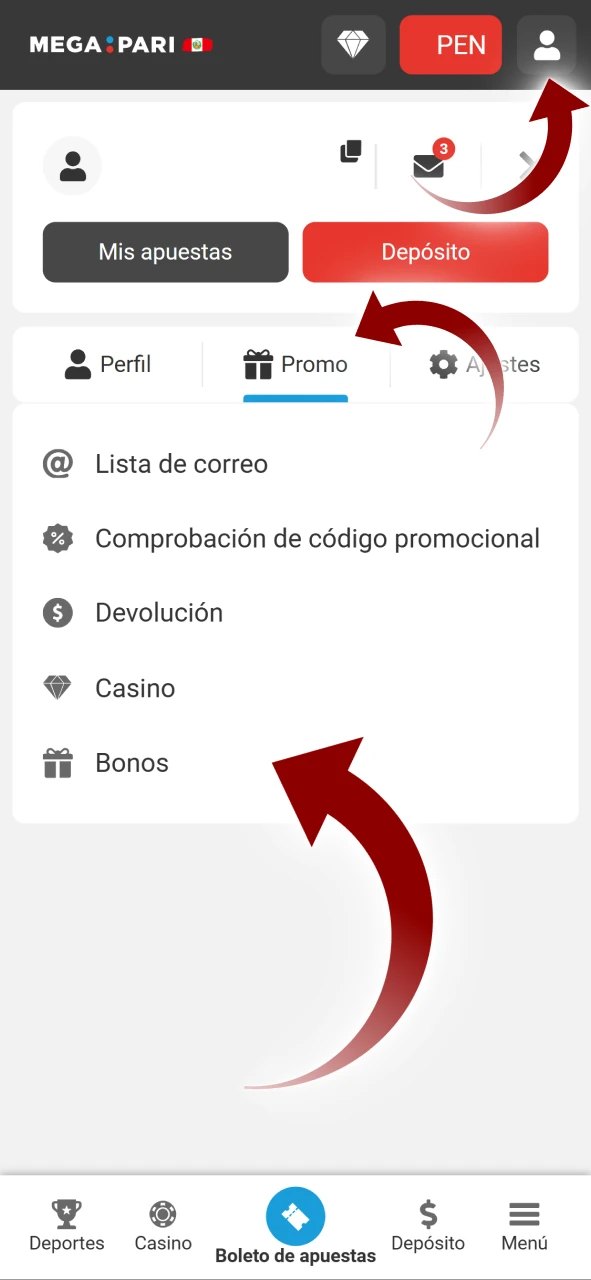 Obtenga su bono de bienvenida de Megapari ahora.