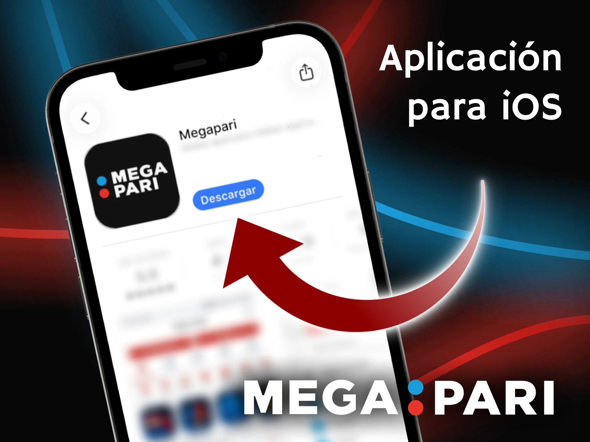 Utilice la aplicación Megapari desde su dispositivo iOS.