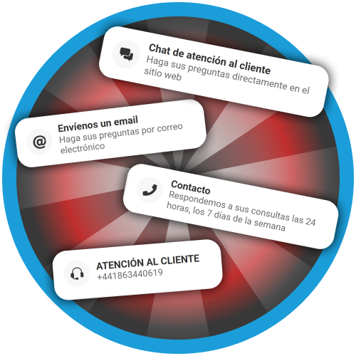 Megapari ofrece soporte al cliente 24 horas al día, 7 días a la semana.