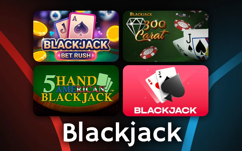 Diferentes versiones del juego blackjack en Megapari.