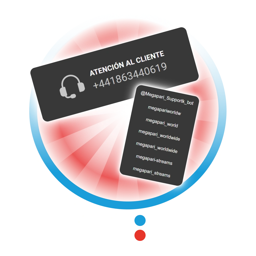 Megapari está siempre disponible y listo para ayudarte con tus preguntas.