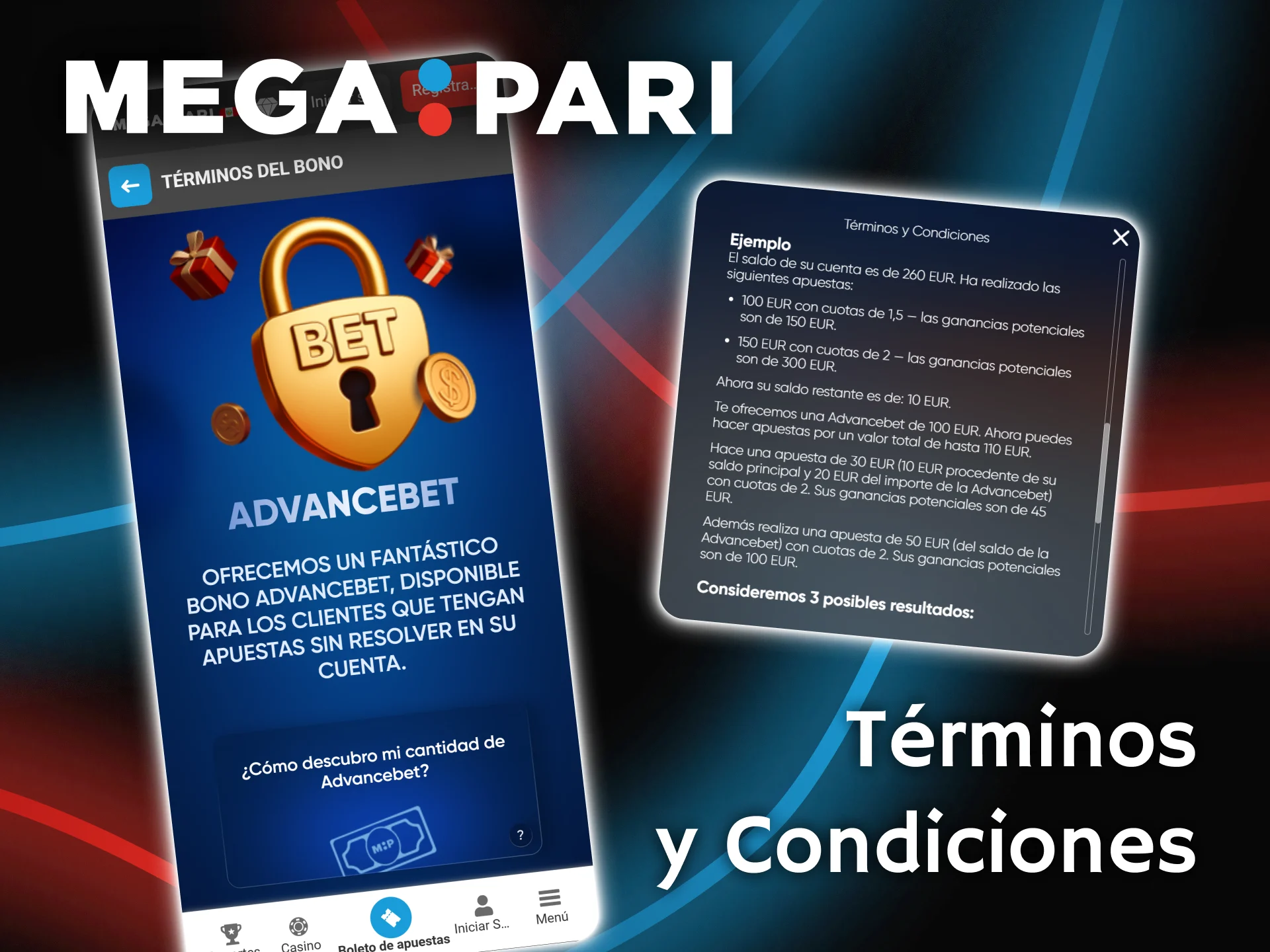 Para conocer los términos y condiciones detallados de los bonos, visita el sitio web oficial de Megapari.